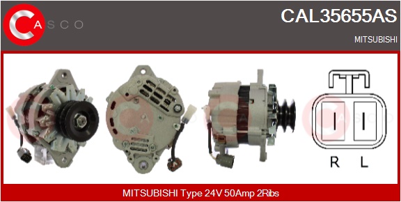 CASCO Altern.MITSUBISHI INDUSTRIAL