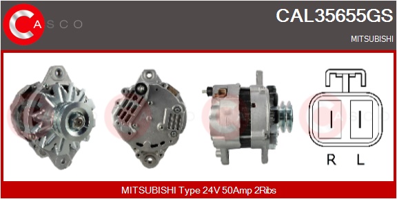 CASCO Altern.MITSUBISHI INDUSTRIAL