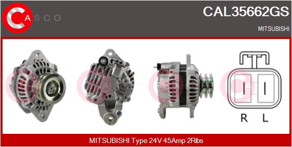 CASCO Altern.Mitsubishi industrial