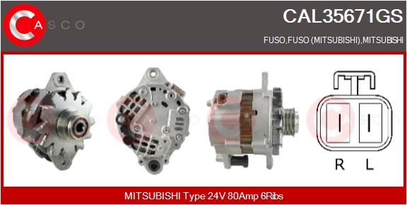 CASCO Altern.MITSUBISHI,ISUZU