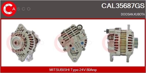 CASCO Altern.DOOSAN,KUBOTA