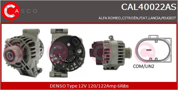 CASCO Altern.FIAT,LANCIA