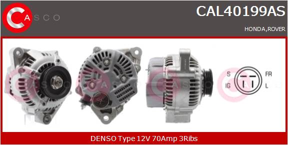 CASCO Altern.HONDA,ROVER