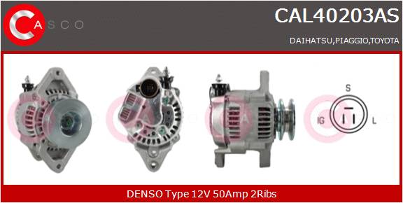 CASCO Altern.TOYOTA Fork Lift