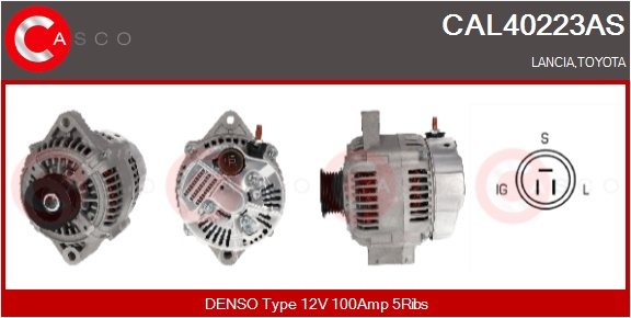 CASCO Alternatore FIAT
