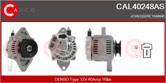 CASCO Altern.JOHN DEERE,YANMAR