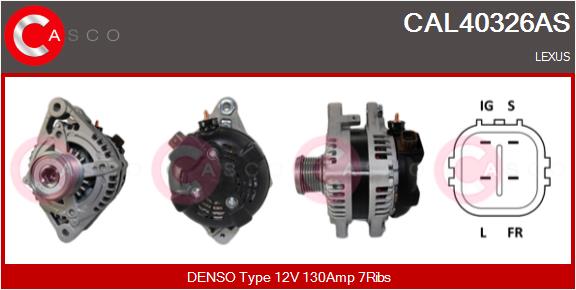 CASCO Altern.LEXSUS,TOYOTA