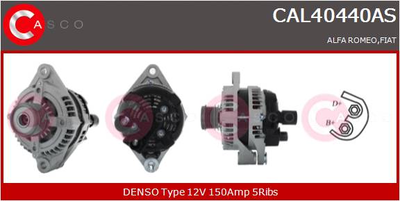 CASCO Altern.ALFA,FIAT