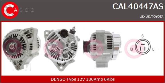 CASCO Altern.LEXUS,TOYOTA