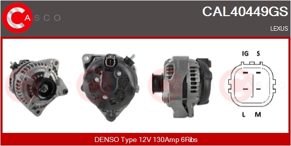 CASCO Altern.LEXUS,TOYOTA