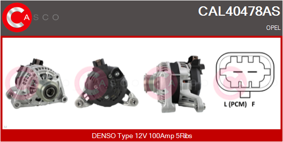 CASCO Alternatore OPEL