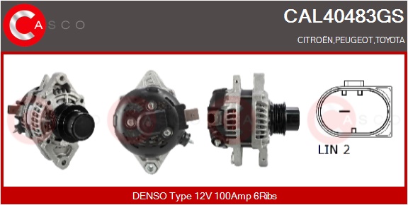 CASCO Altern.PSA,TOYOTA