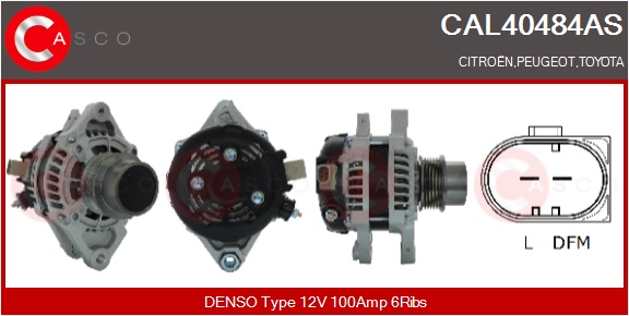 CASCO Altern.PSA,TOYOTA