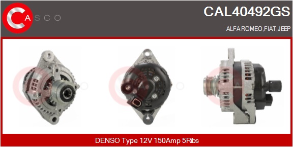 CASCO Altern.ALFA,FIAT,JEEP
