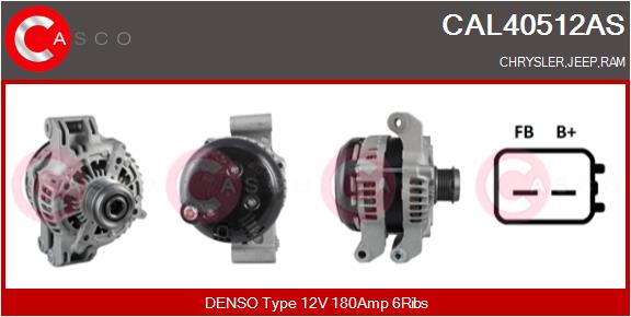 CASCO Altern.CHRYSLER,DODGE,JEEP,RAM