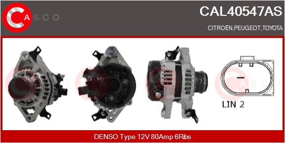 CASCO Altern.PSA,TOYOTA