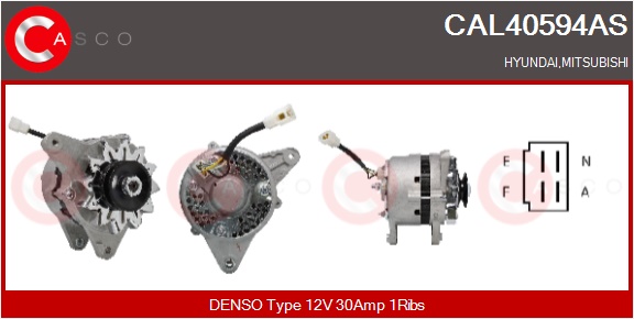 CASCO Altern.HYUNDAI,MITSUBISHI