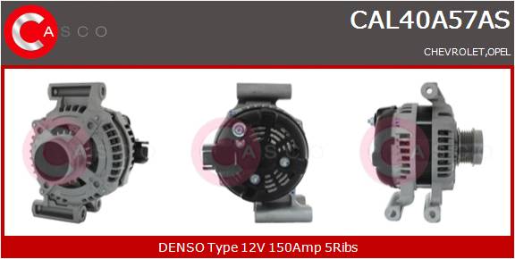 CASCO Altern.OPEL,CHEVROLET