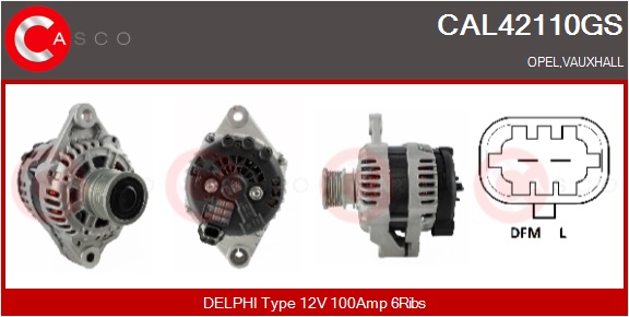 CASCO ALTERNATORE  OPEL