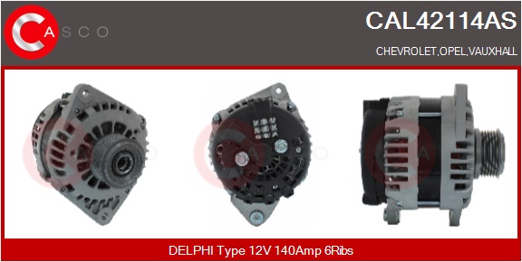 CASCO Altern.CHEVROLET,OPEL,VAUXHALL