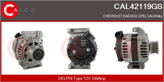 CASCO Altern.CHEVROLET,GM,OPEL