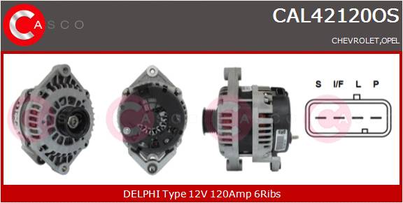 CASCO Altern.CHEVROLET,OPEL