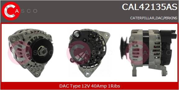 CASCO Altern.PERKINS, CATERPILLAR