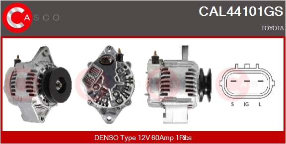 CASCO Altern.TOYOTA Fork Lift