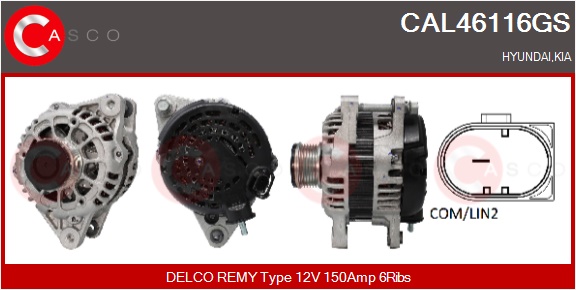 CASCO Altern.KIA,HYUNDAI