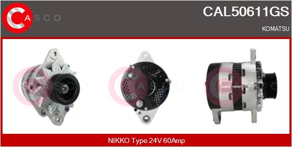 CASCO Altern.ISUZU,KOMATSU