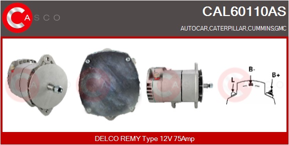 CASCO Altern.CATERPILLAR,CUMMINS