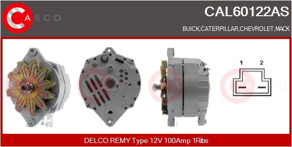 CASCO Altern.CHEVROLET,MACK,VOLVO