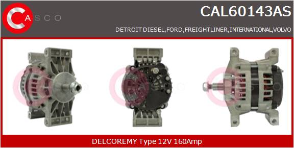 CASCO Altern.DETROIT DIESEL,FORD