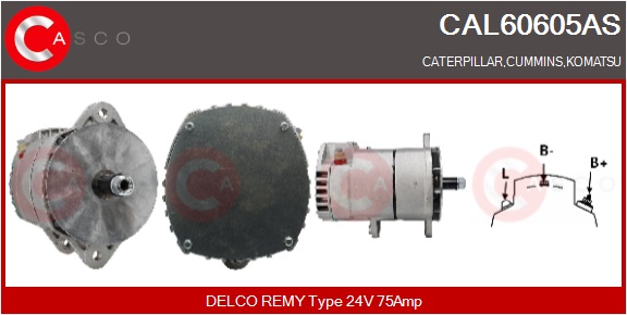 CASCO Altern.CATERPILLAR,CUMMINS