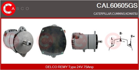CASCO Altern.CATERPILLAR,CUMMINS
