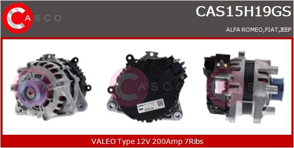 CASCO Alternatore Start&Stop ALFA ROMEO,FIAT,JEEP