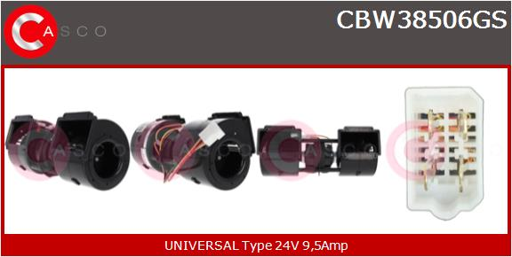 CASCO ELETTROVENTILATORE CENTRIFUGO BIALBERO  UNIV
