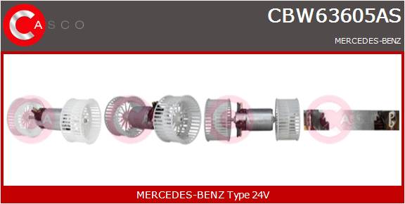 CASCO VENT. ABITACOLO  MERCEDES TRUCKS