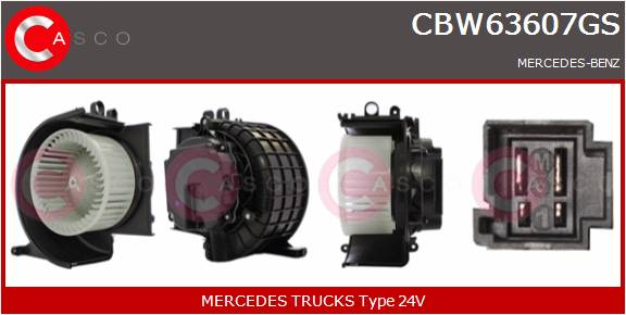 CASCO VENT. ABITACOLO  MERCEDES TRUCKS