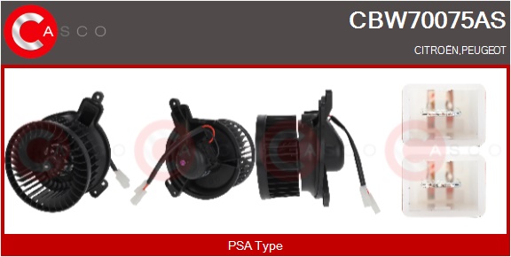 CASCO Ventilatore abitacolo PSA