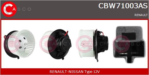 CASCO VENT. ABITACOLO  RENAULT-NISSAN