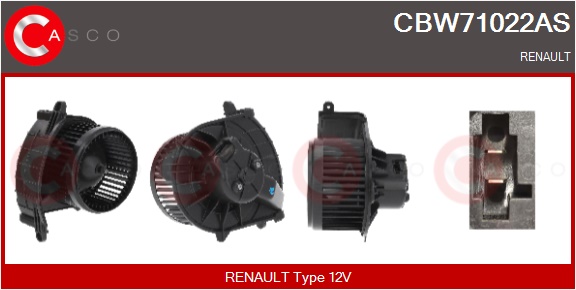 CASCO Ventilatore abitacolo RENAULT