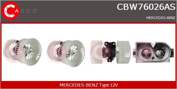 CASCO VENT. ABITACOLO  MERCEDES