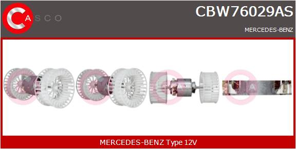 CASCO VENT. ABITACOLO  MERCEDES
