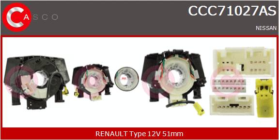 CASCO CLOCKSPRING AIRBAG  RENAULT-NISSAN