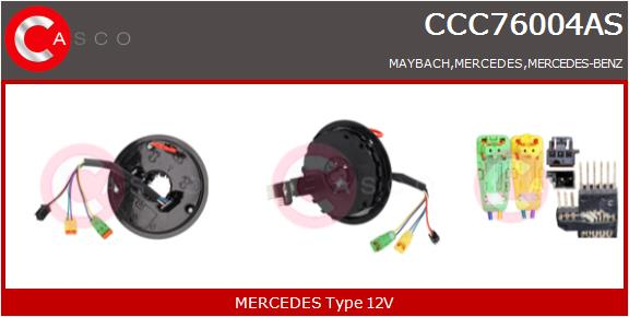 CASCO CLOCKSPRING AIRBAG MERCEDES