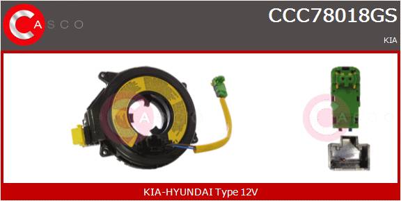CASCO CLOCKSPRING AIRBAG  KIA-HYUNDAI