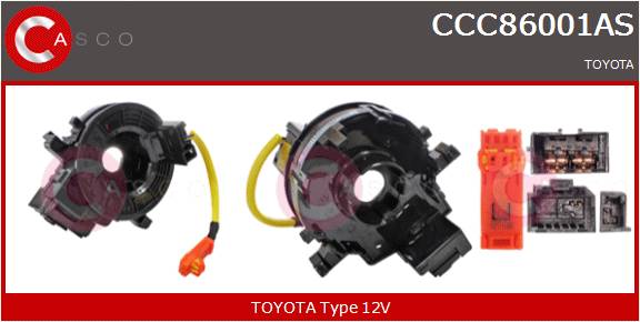 CASCO CLOCKSPRING AIRBAG  TOYOTA-LEXUS-DAIHATSU