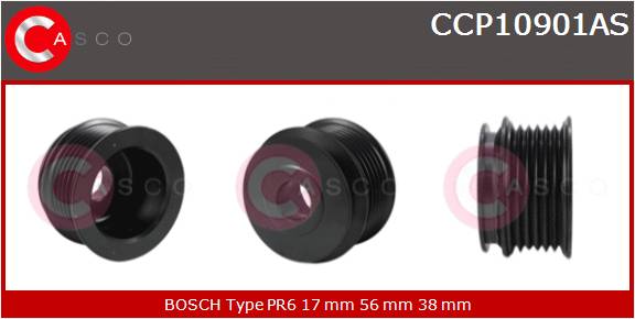 CASCO PULEGGIA RUOTA LIBERA ALTERNATORE