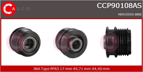 CASCO PULEGGIA RUOTA LIBERA ALTERNATORE